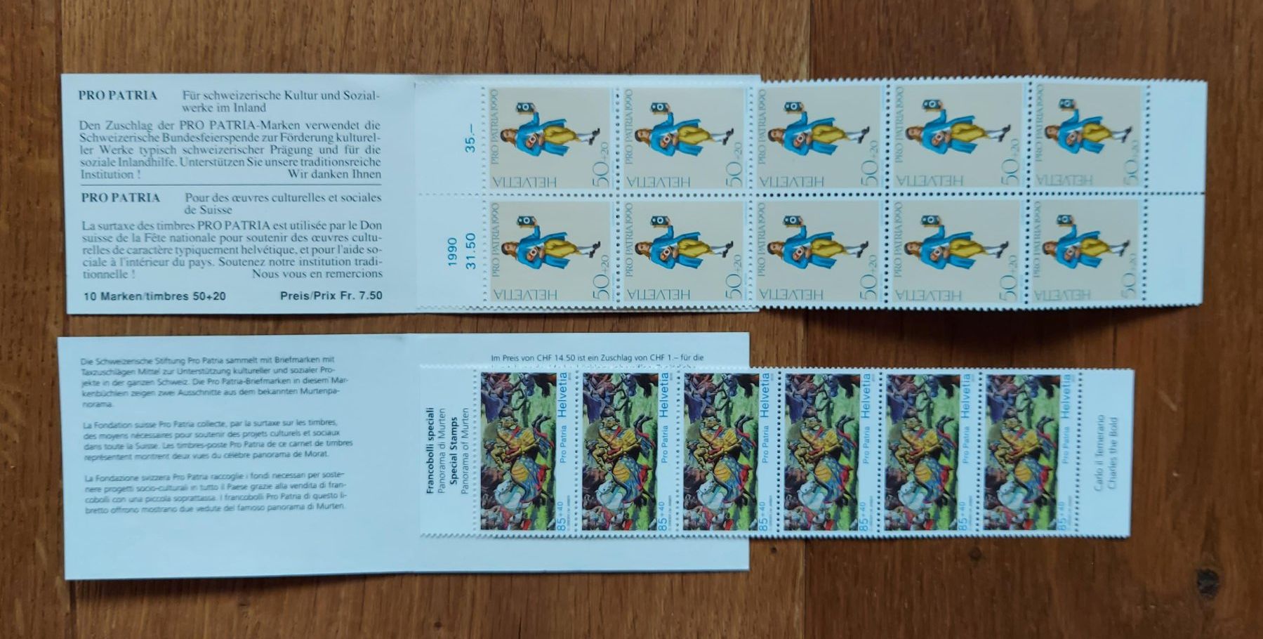 Alle Briefmarken: Postfrisch, gültige Schweizer Frankatur, Pro Patria – Neu (gemäss Beschreibung) aus Heiden von ber_b77f 2