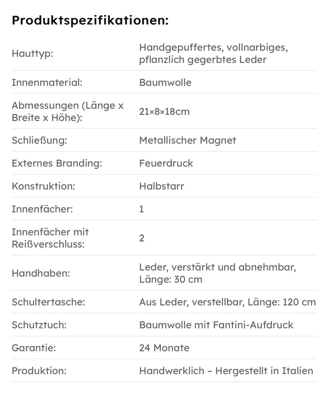 Taschen für Damen: Matilde-Ledertasche – Neu und originalverpackt aus Wittenbach von bes_k8vr 9