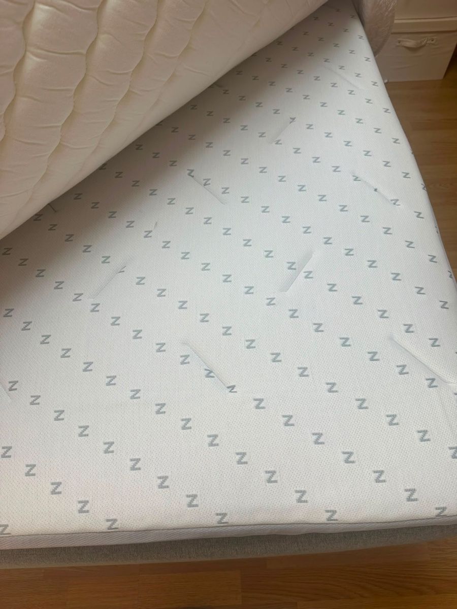 Jysk Letti: Boxspringbett mit Topper grau Doppelbett 180x200 cm – Usato da Münchenbuchsee venduto da IleanaT 4