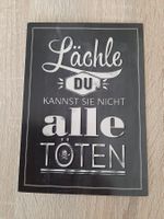 Ansichtskarte mit Spruch