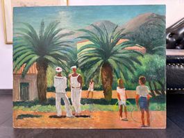 Tableau d'Alexandre de Spengler - Huile/masonite - 81x65 cm