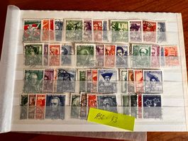 Lot Pro Juventute Serien 1932-1943 gest. (R735)