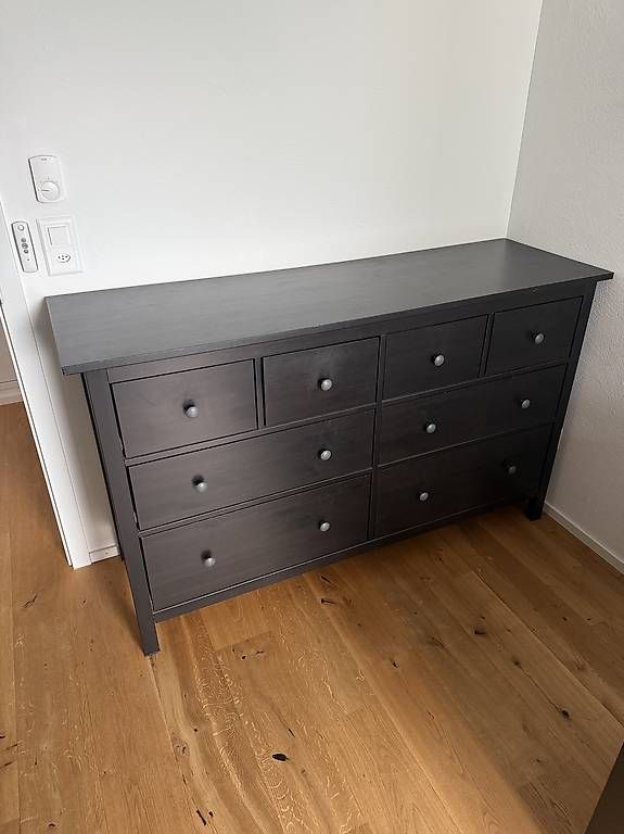 Kommoden: Ikea Kommode Hemnes schwarz – Gebraucht aus Freienstein von Blacktiger_