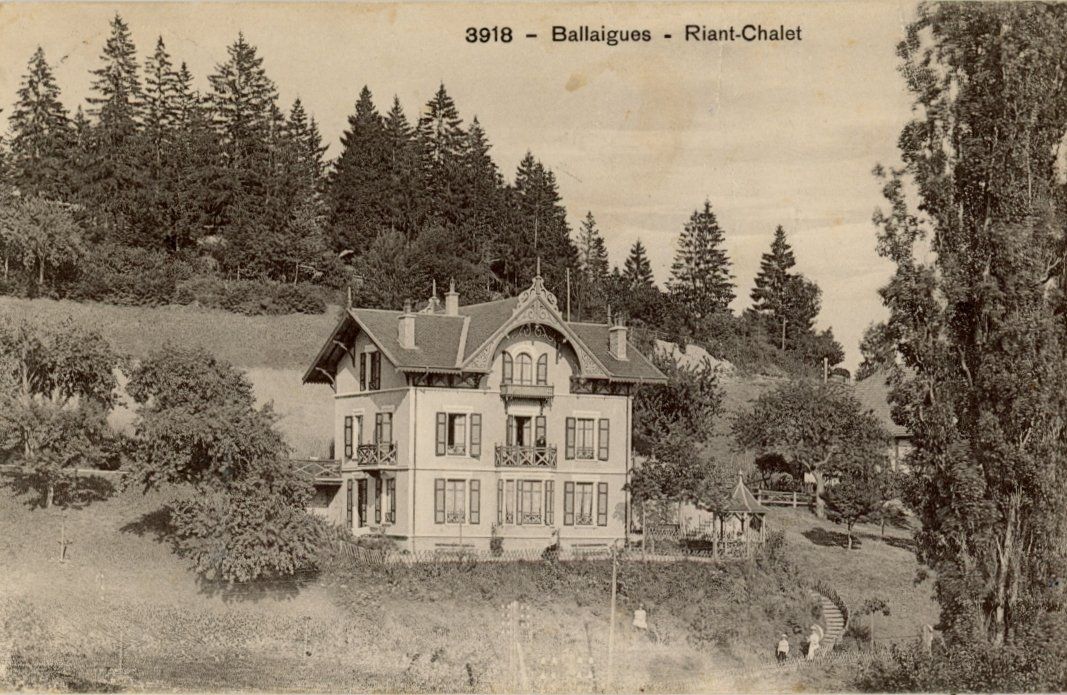 Cartoline postali: Ballaigues  VD   -    RIANT-Chalet – Usato da Brig venduto da Valcards54