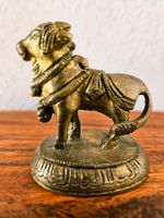 Nandi heilig Kuh Indien Asien Figur Skulptur Messing Antik?