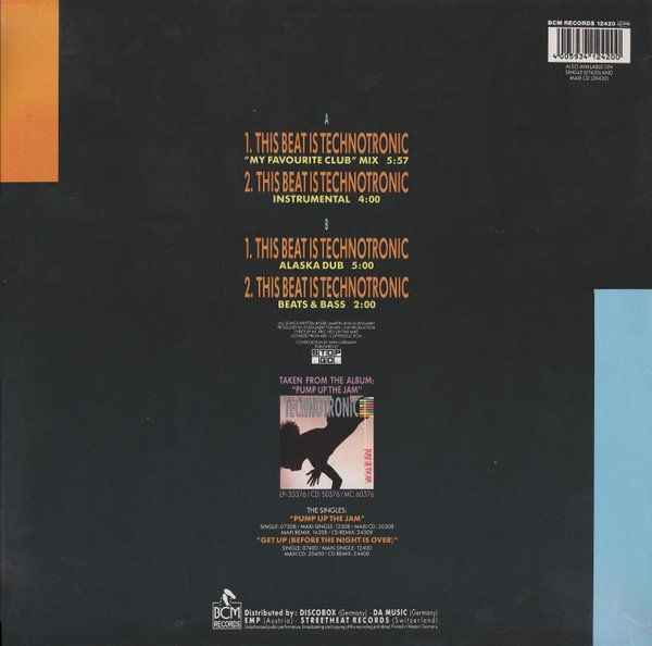 Dischi in vinile: Technotronic feat. MC Eric Maxi – Nuovo (secondo la descrizione) da Hellikon venduto da Jogi73 1