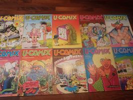 10 U-COMIX Comic Hefte Nummer 21 - 26 und 28 - 31