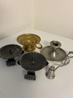 5-teiliges Set Kerzenständer & Kerzenlöscher – Vintage