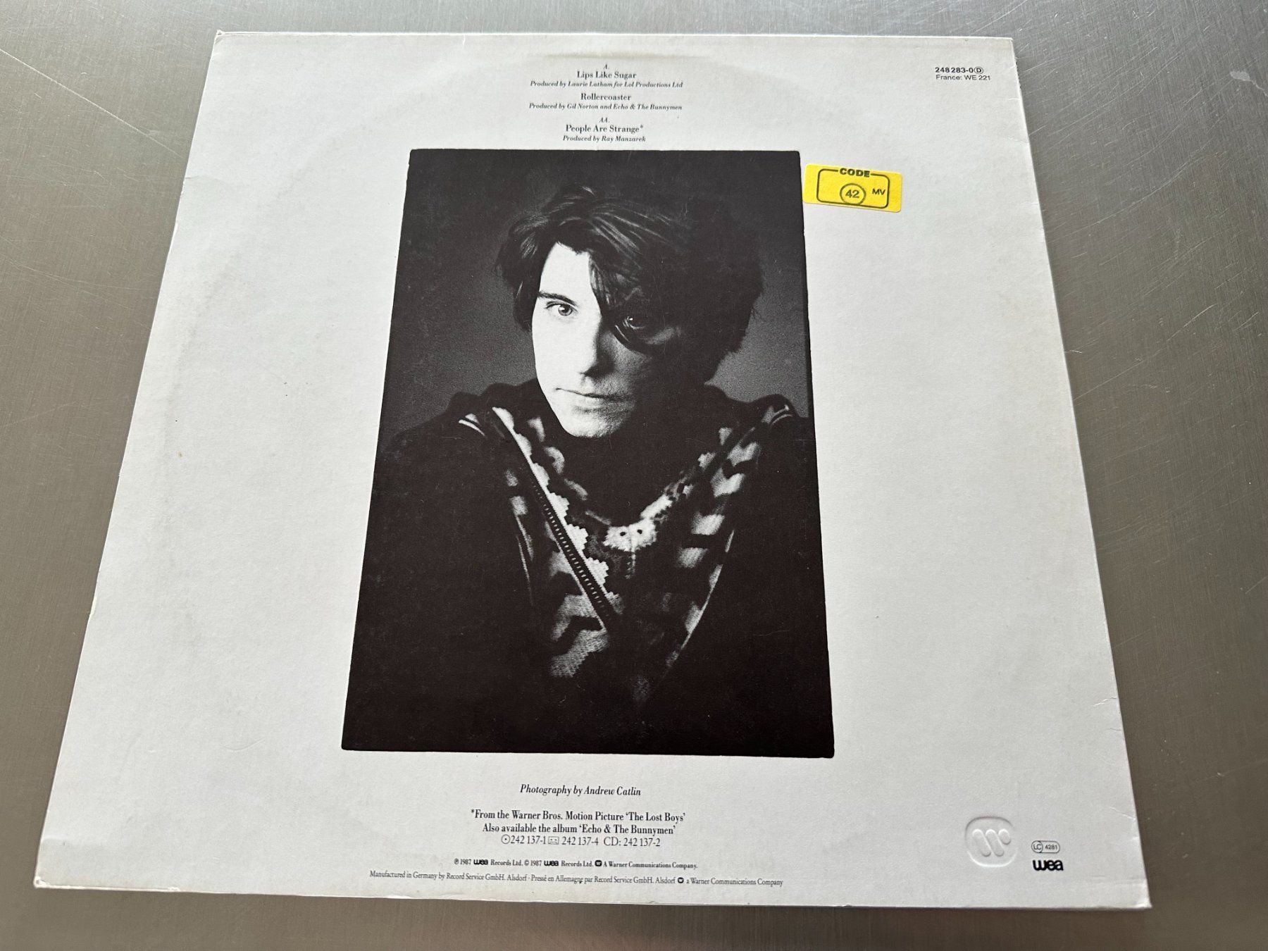 Vinyles: ECHO & THE BUNNYMEN 12 LIPS LIKE SUGAR – D'occasion à Sion par jaipur1401 1