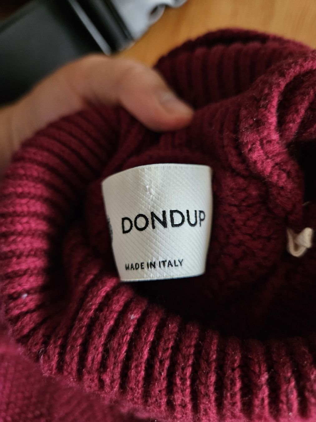 Dondup Maglioni & Felpe: Rollkragenpullover weinrot – Usato da Zürich venduto da joalves 1