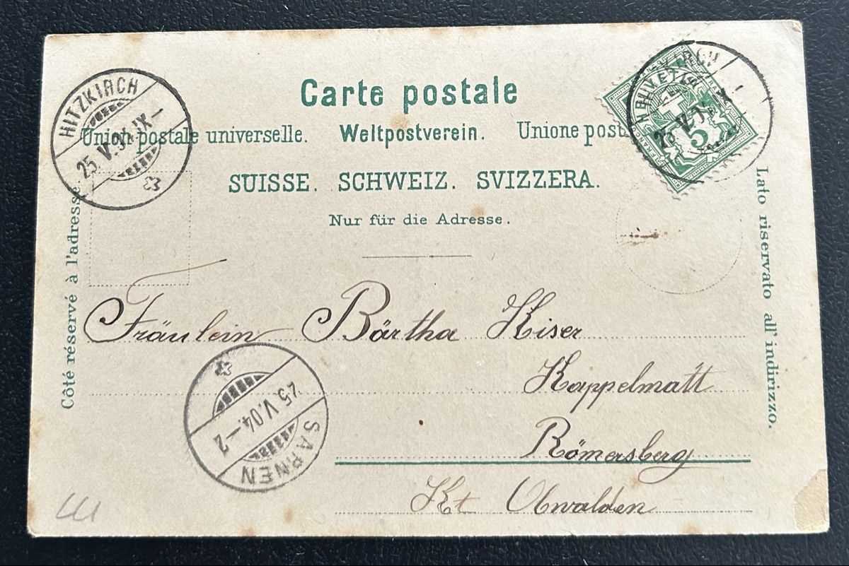 Cartoline postali: Gruss aus Hitzkirch  – Usato da Horw venduto da Tellbub 1