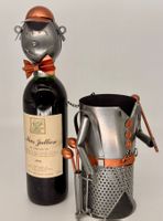 Porte-bouteille en métal, design Golfeur - Cadeau idéal