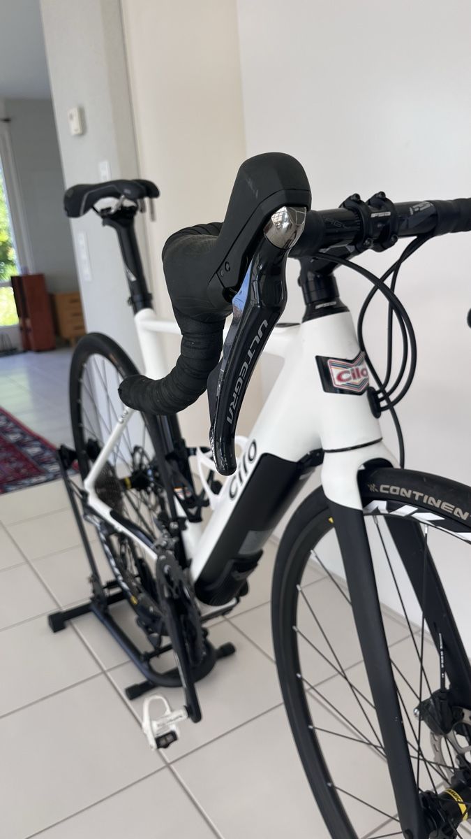 Cilo Biciclette: Cilo E-Rennvelo - nur 450 km – Nuovo (secondo la descrizione) da Abtwil SG venduto da JjohnMcGilbert 1