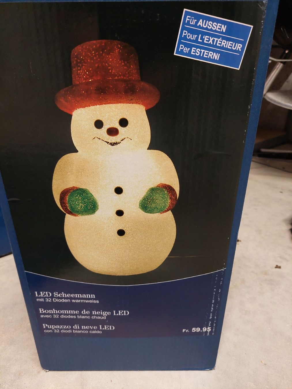 Toutes les décorations: Leuchtender Schneemann – D'occasion à Zetzwil par sti_x9xf 1