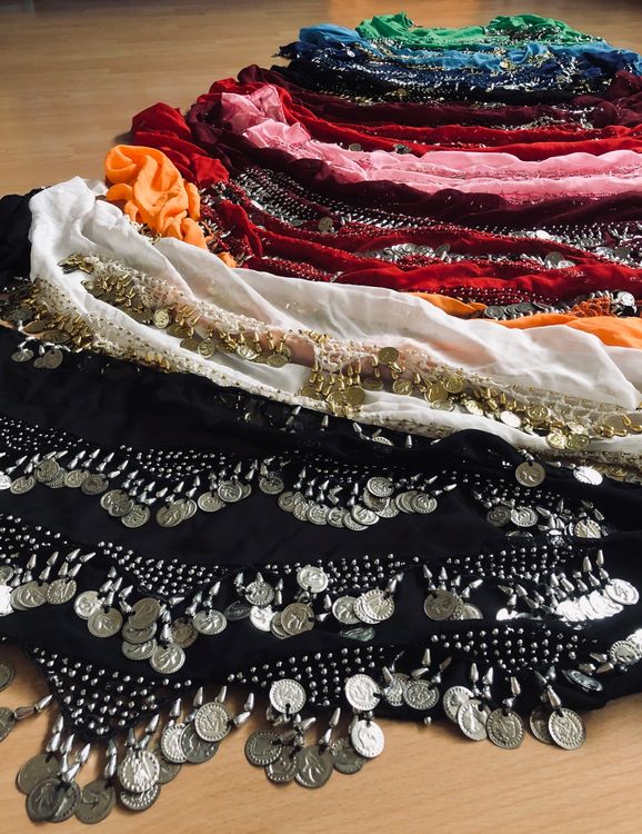 Kinder Bauchtanz Kostüm Set - Orientalisches Tanzoutfit Für Mädchen