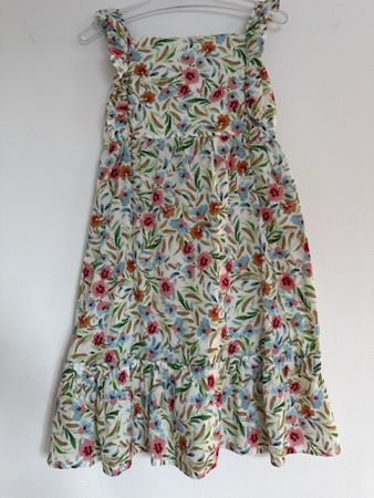 Langes Sommerkleid für Mädchen, Gr. 152