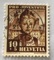 PRO JUVENTUTE  BRIEFMARKEN GESTEMPELT  