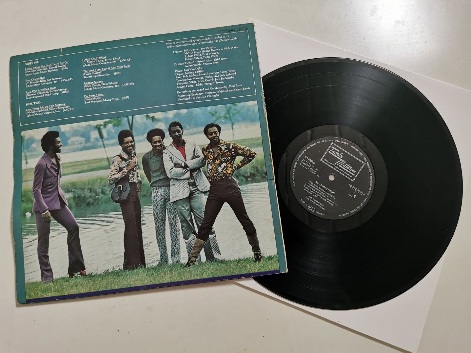 Dischi in vinile: THE TEMTATION - ALL DIRECTIONS – Usato da Grafenried venduto da House-of-Oldies 1