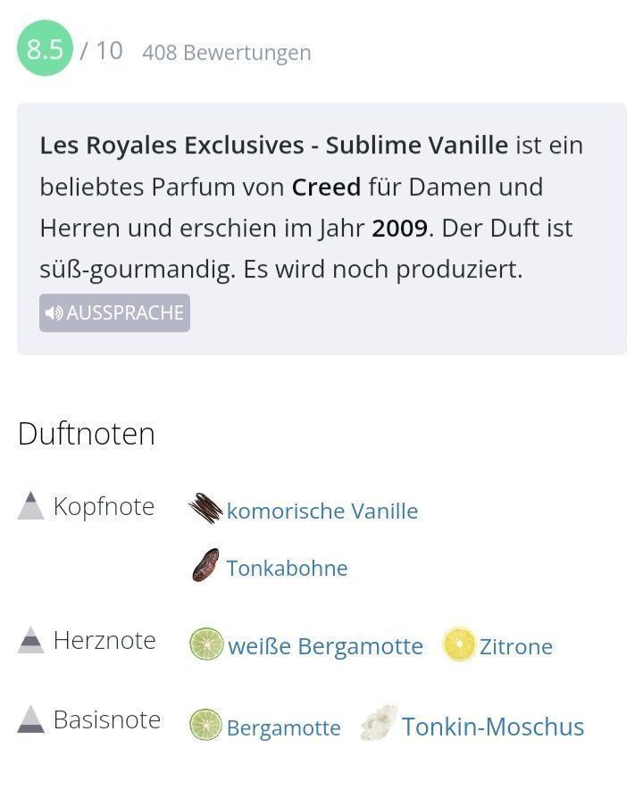 Creed Profumi & Eau de Toilette: 2 ml CREED SUBLIME VANILLE ABFÜLLUNG – Nuovo (secondo la descrizione) da St. Gallen venduto da CaliSunshine 3