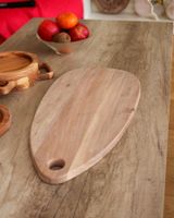 Servier- und Schneidebrett aus Holz - Wood Plate