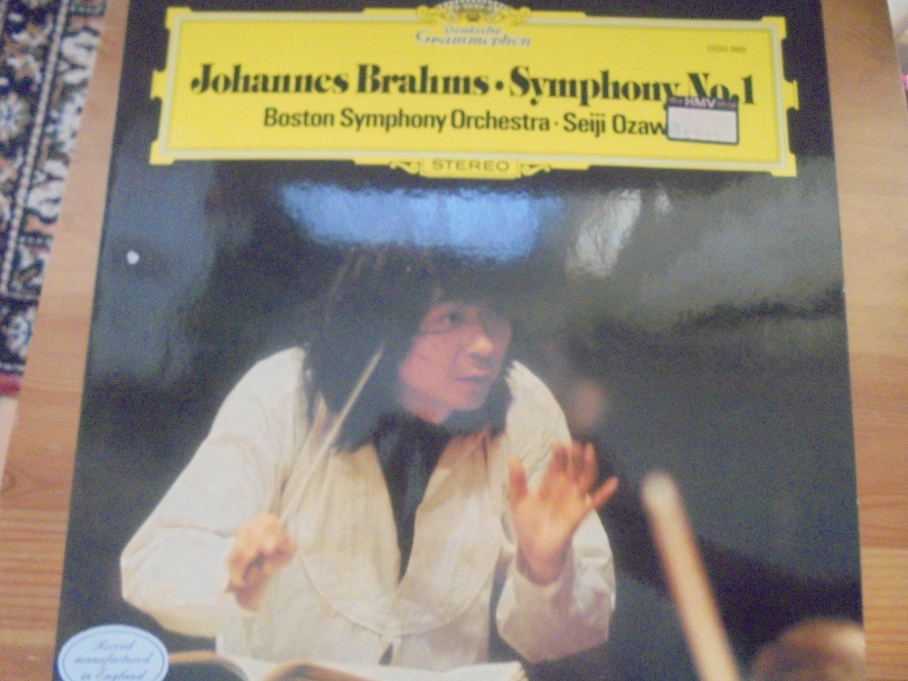 Dischi in vinile: Brahms " Symphony No. 1 "  Boston Symphony Orchestra / Ozawa – Usato da Crissier venduto da Promopost