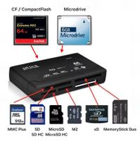 USB Kartenlesegerät für SD / MicroSD / CF / MemoryStick / M2