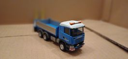 HERPA. SCANIA 6X4 +REMORQUE .1:87.CH.
