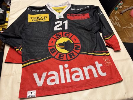 SC Bern Junioren Gameworntrikot Nummer 21 Grösse L