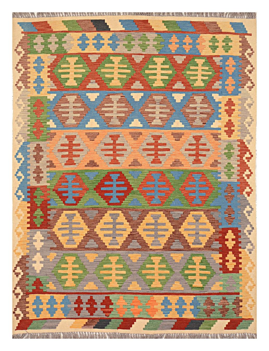 Kelim Tappeti: Oriente Kelim Teppich 150x200 Cm – Nuovo e nell'imballaggio originale da Lahore venduto da Fairways79 2