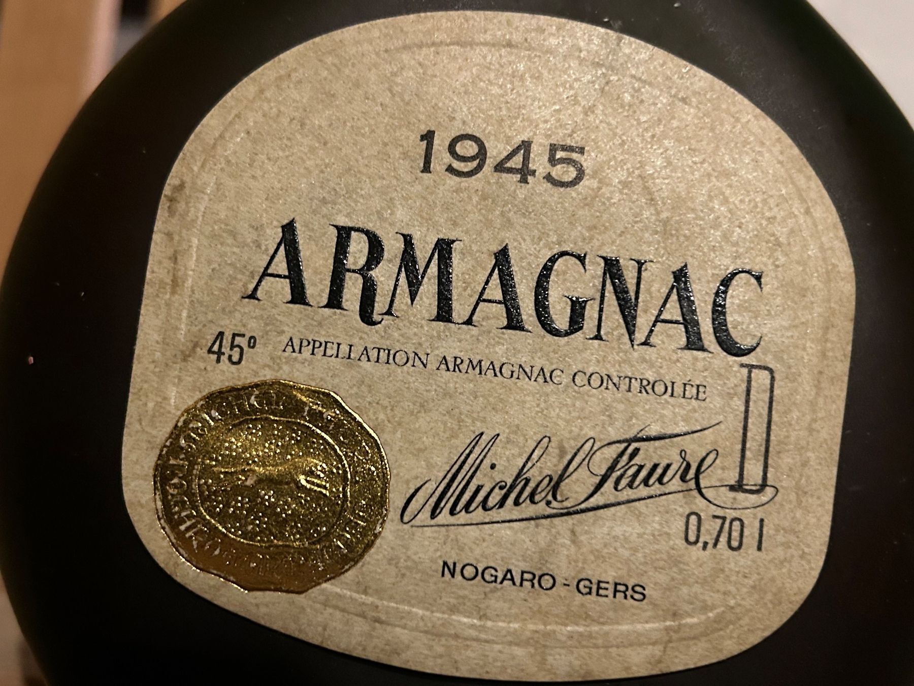 Spirituosen: EXCEPTIONNEL Armagnac 1945 Michel Faure – Neu (gemäss Beschreibung) aus Roche VD von avediscipule 4