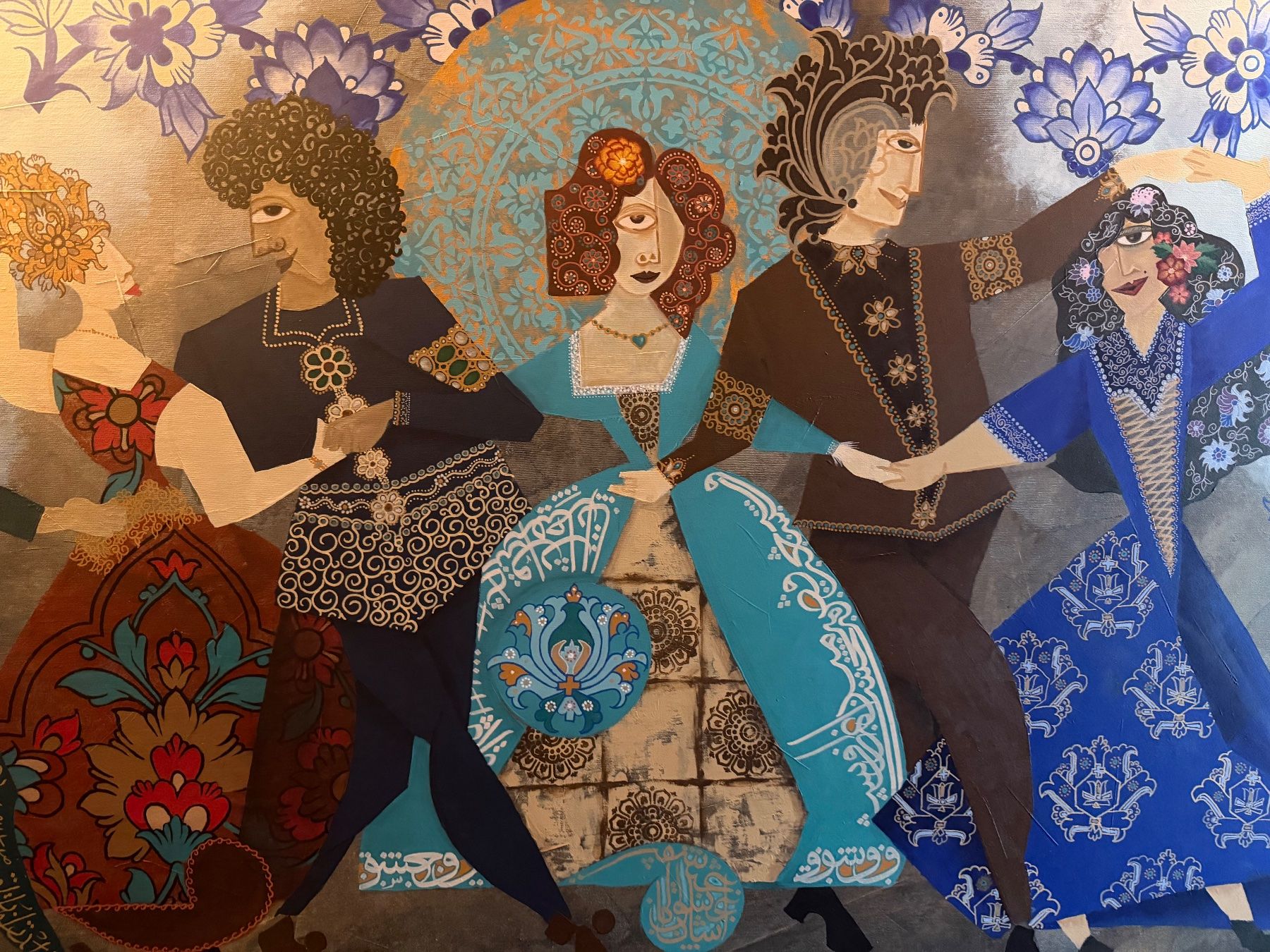 Gemälde: Handgemaltes Original Persische Tradition in moderner Kunst – Gebraucht aus Höri von ato_7v9f 5