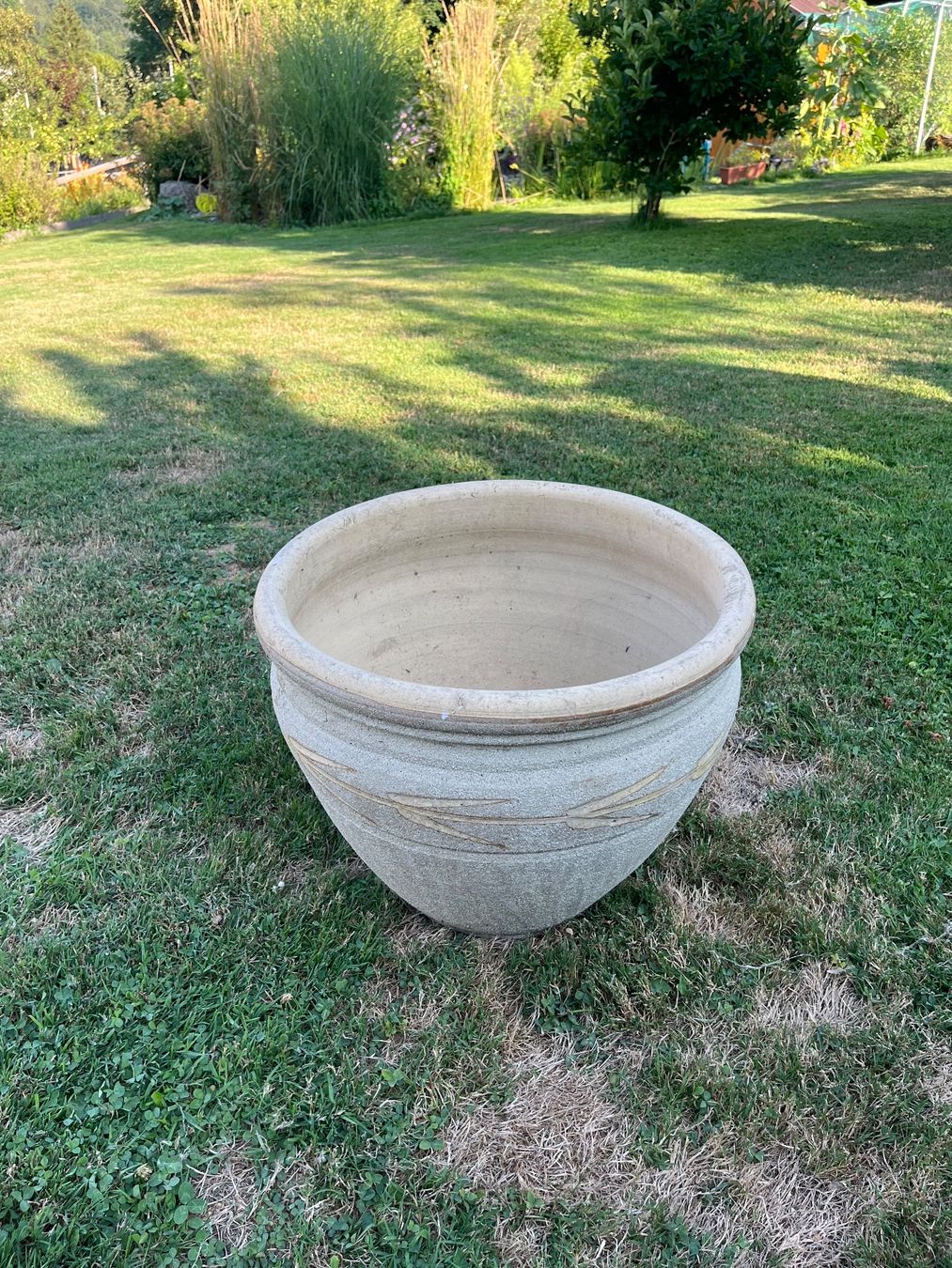 Blumentöpfe: Blumentopf beige gelb – Gebraucht aus Adliswil von Sphinx