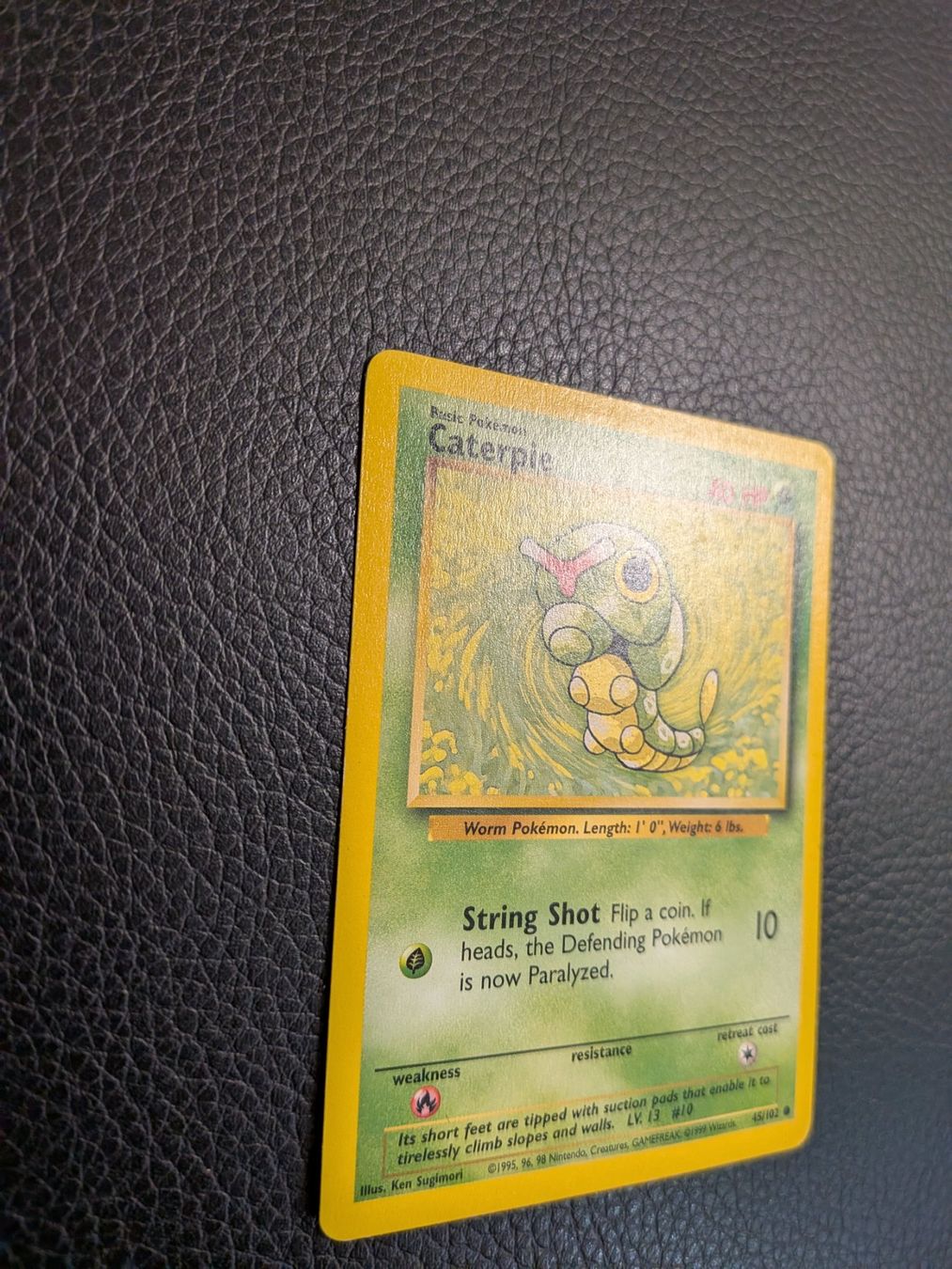 Pokémon Carte collezionabili: Base Set Caterpie 45/102 Ab 1 – Usato da Paradiso venduto da Pkmn10 1