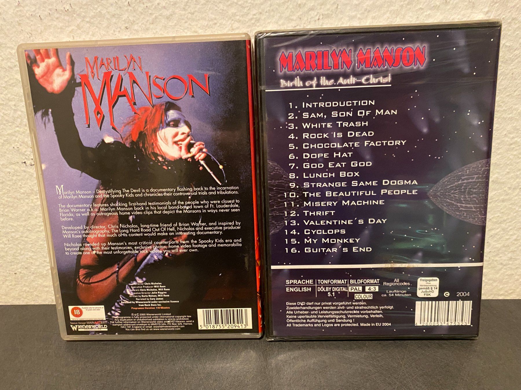 Tutti i DVDs: Marilyn Manson - DVds & Buch – Usato da Basel venduto da FatCatPacksTheRatt 2
