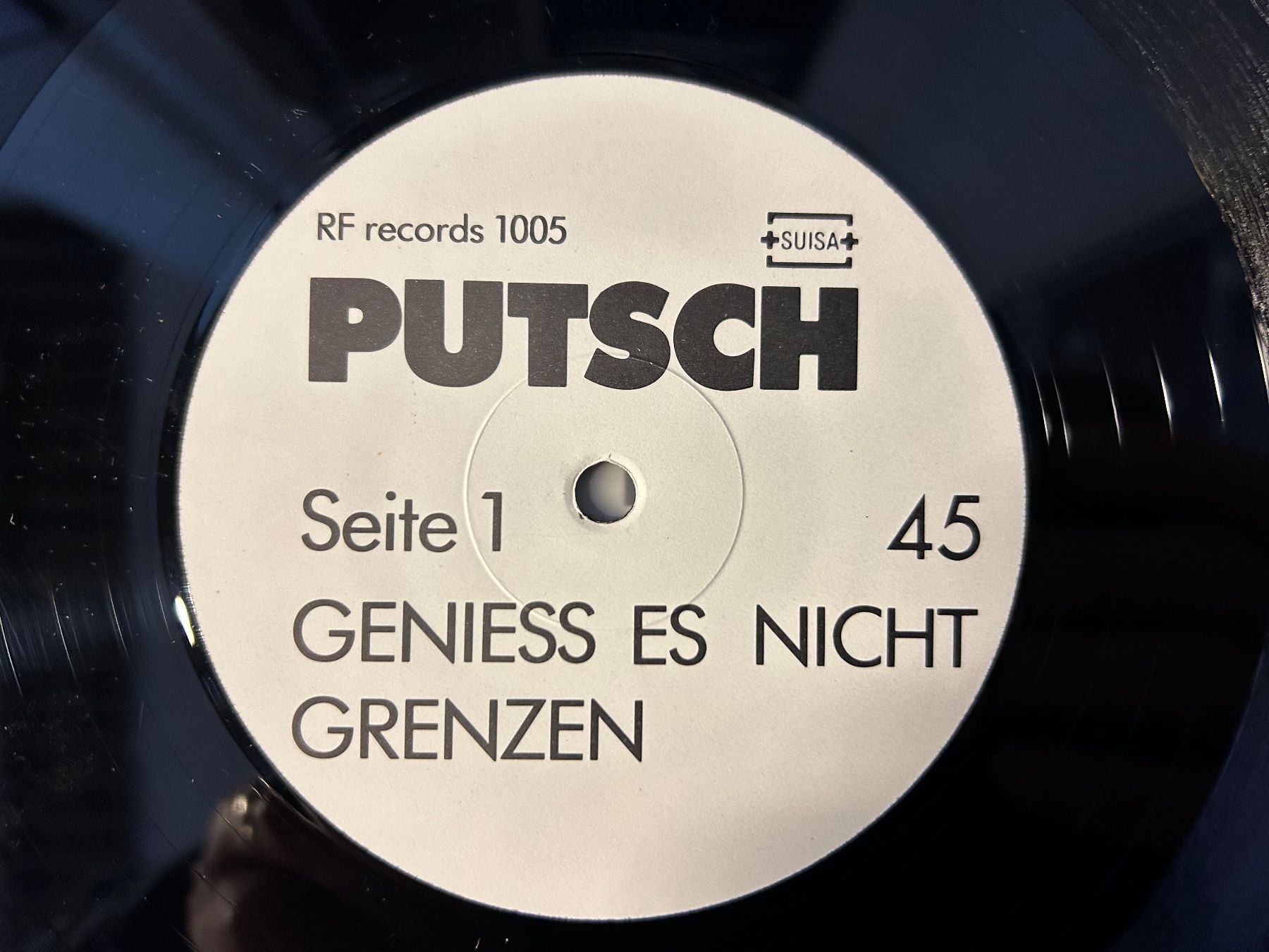 Vinyles: Putsch - "Geniess es nicht" seltene  Schweizer Maxi – D'occasion à Aesch BL par BlueMusicRecords 3