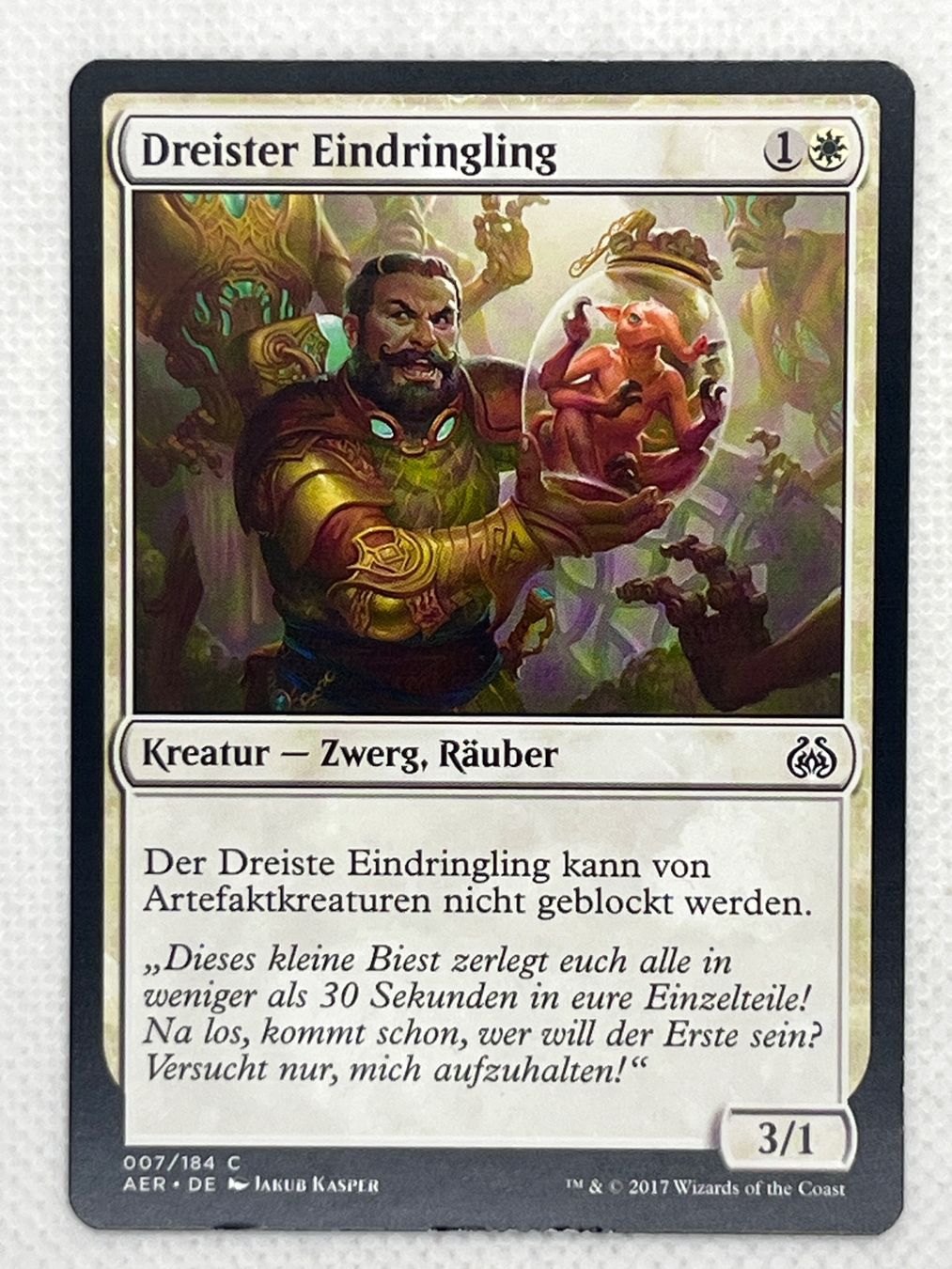 Magic The Gathering Sammelbilder & Trading cards: Magic: Dreister Eindringling – Gebraucht aus Hinterkappelen von Kim1992