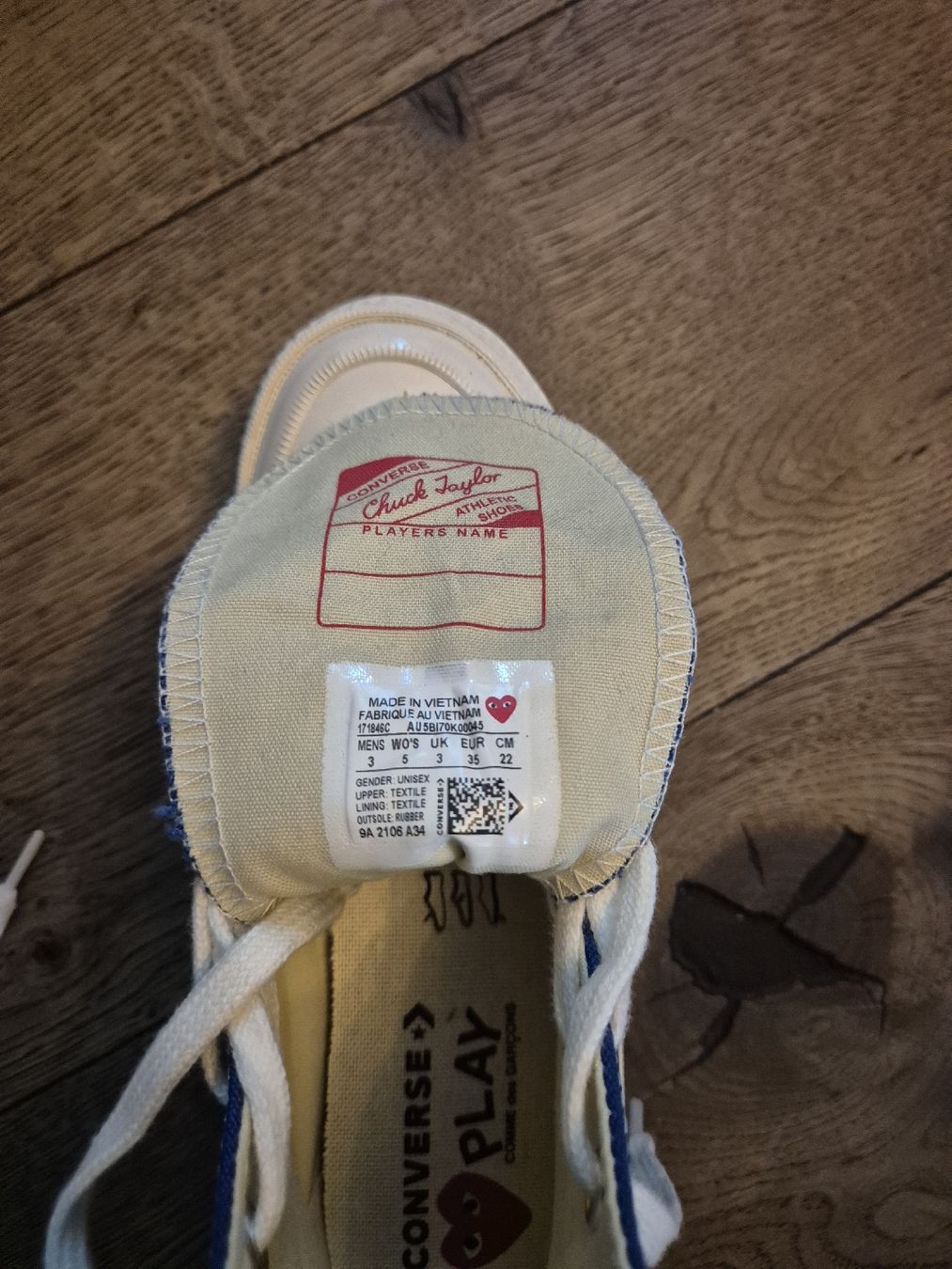 Converse Scarpe da uomo: converse comme de garçons blau Gr.EU35 – Usato da Ostermundigen venduto da louhdez 4