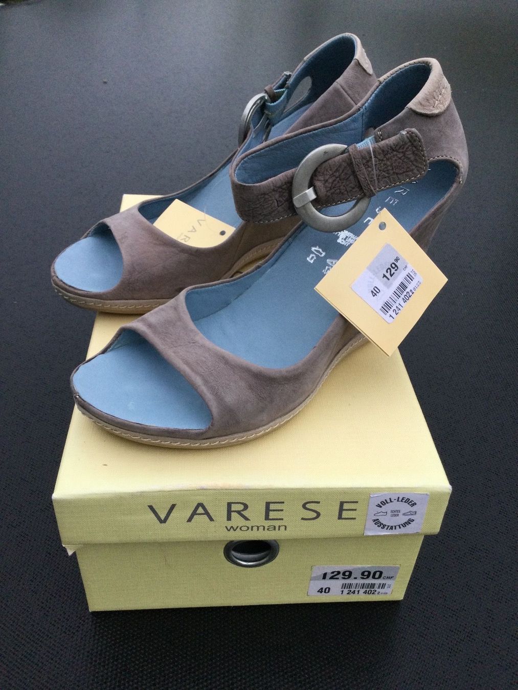 Scarpe da donna: Sandalettes grises CUIR NEUF – Nuovo e nell'imballaggio originale da Agiez venduto da chouchanelle 3