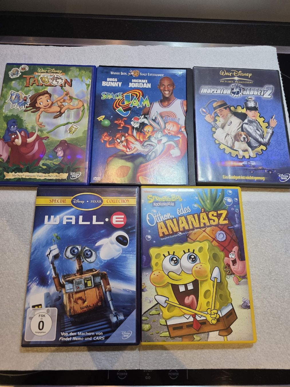 Alle DVDs: DVDs Tarzan Space Jam Inspector Gadget 2 WALL-E Spongebob – Gebraucht aus Hägendorf von bue_58km