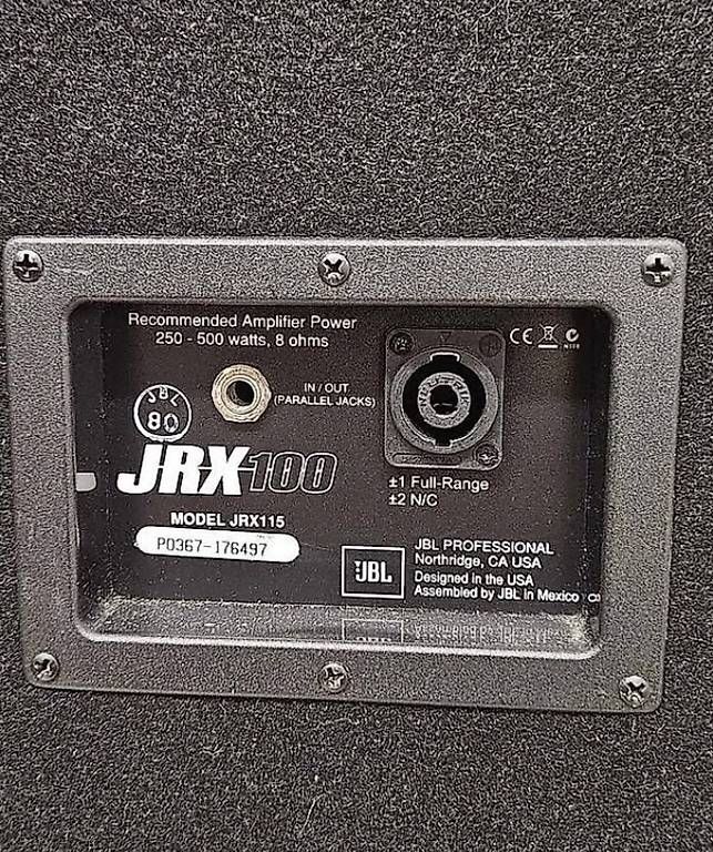 Casse acustiche: Paire d'enceintes JBL JRX 100 – Usato da Fribourg venduto da Selimta 3