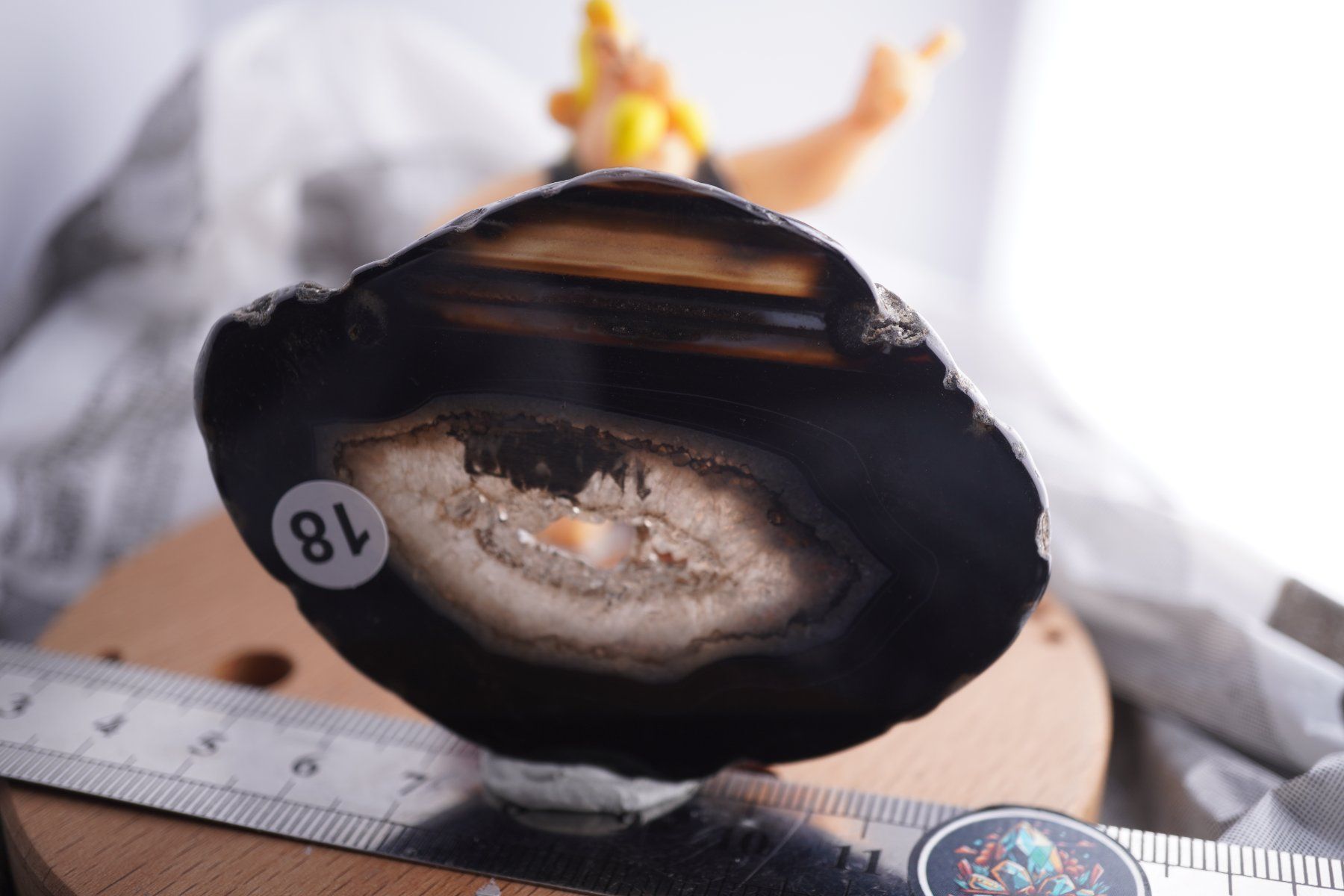 Minerali & Pietre curative: Achat  Schwarz    Scheibe    black    Ab 1.-(1) – Nuovo e nell'imballaggio originale da Eschenbach SG venduto da topstone 3