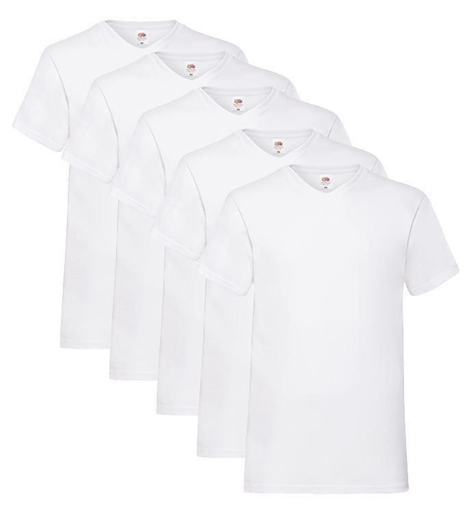 V-Ausschnitt T-Shirts Für Herren, 100% Baumwolle – Tagless, Weich, Im 3er-12er Pack