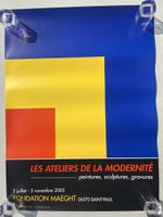 Vintage Fondation Maeght Modern Art Poster 2005.