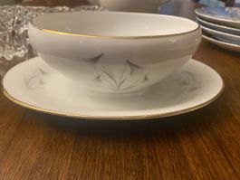 Tirschenreuth Bavaria Sauciere mit Goldrand