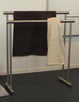 Handtuchhalter stehend 80x60cm, mit 2 Handtuchstangen