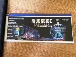 1 Ticket Riverside Festival, Sonntag 23.8.26-Stehplatz