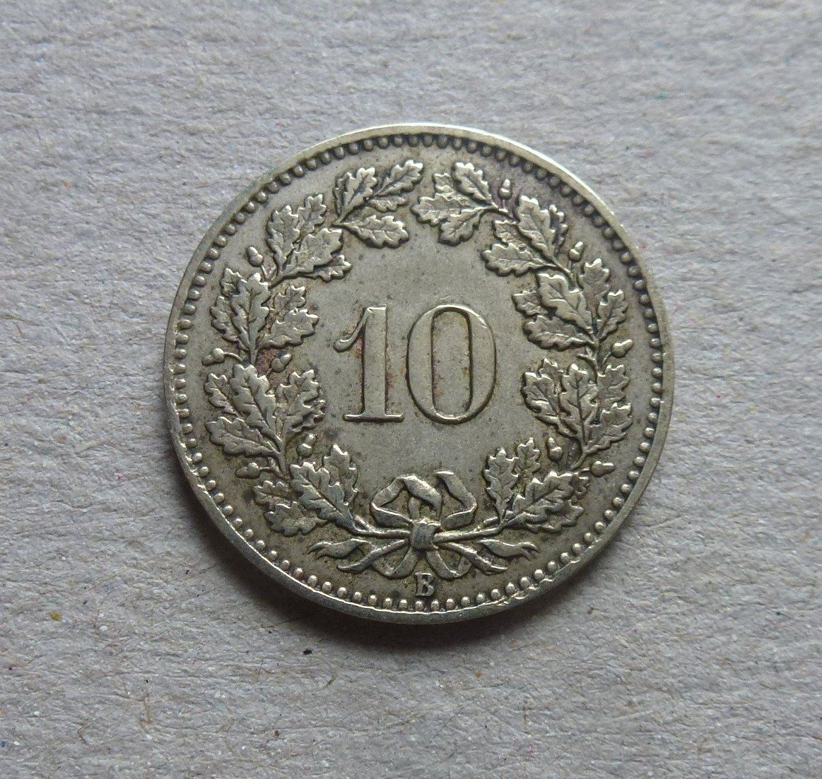 Tutti le monete: ++ 10 Rappen 1875, gute Erhaltung – Usato da Walkringen venduto da Casablanca777 1