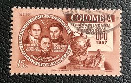 Briefmarken aus Kolumbien gestempelt  Siehe Original Fotos. 