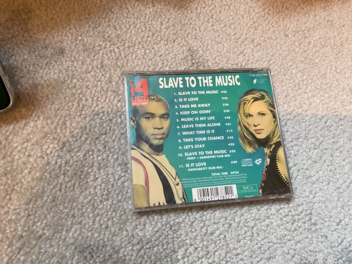 CD: Twenty 4 Seven - Slave To The Music – Usato da Grub SG venduto da Vinciguerra 1