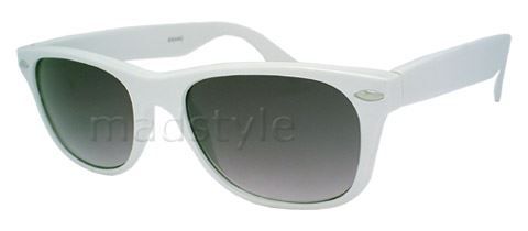 Occhiali & Lenti: Wayfarer Sonnenbrille Medium weiss smoke – Nuovo e nell'imballaggio originale da Illnau venduto da diy-shop